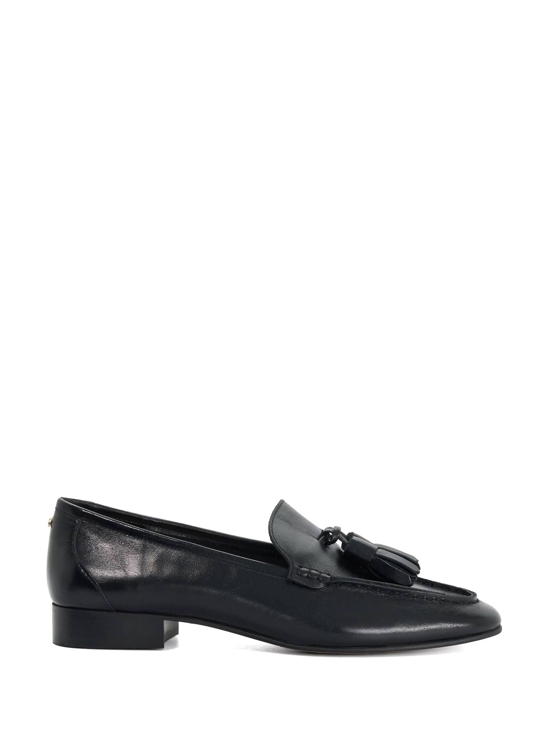 Dune London Women's Black 'Gateway' Leather Loafers In | Size: 8 - Image 3