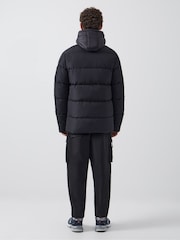 French Connection Black Row Fleece Jacket - Image 3 of 5