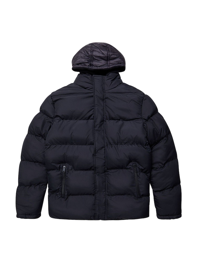 French Connection Black Row Fleece Jacket - Image 5 of 5 French Connection Black Row Fleece Jacket - Image 5 of 5