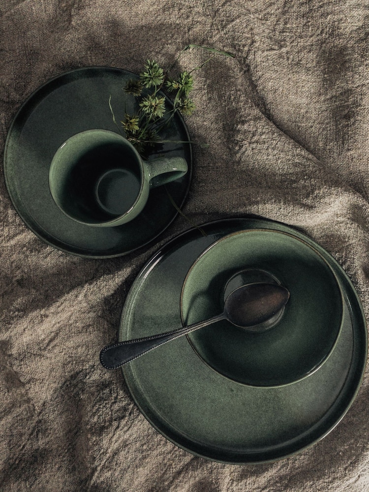 Dutch Rose Set of 4 Green Serenity Mini Mugs - Image 1 of 3