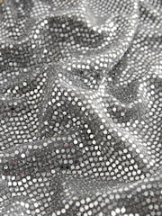 Silver Sequin One Shoulder Party Dress (3-16yrs) - Image 7 of 7