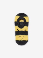 Yellow/Black Bee Footsie Slippers 1 Pack - Image 1 of 2