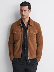 Reiss Black Rex Linen Cutaway Collar Shirt - Image 4 of 5