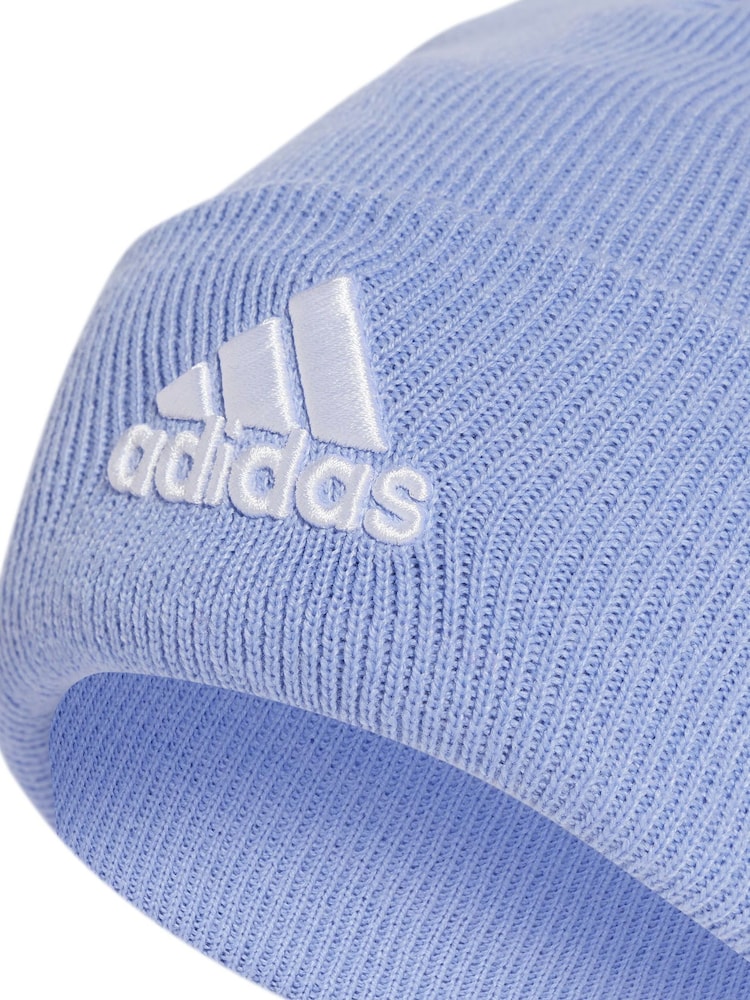 adidas Blue Logo Cuf Beanie - Image 4 of 4