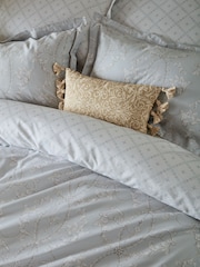 Historic Royal Palaces Set of 2 Porcelain Blue Tijou 250 Thread Count Pillowcases - Image 2 of 5