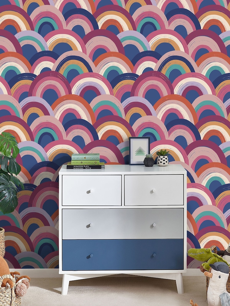 Brights Abstract Rainbow 10M Wallpaper - Image 1 of 5 Brights Abstract Rainbow 10M Wallpaper - Image 1 of 5