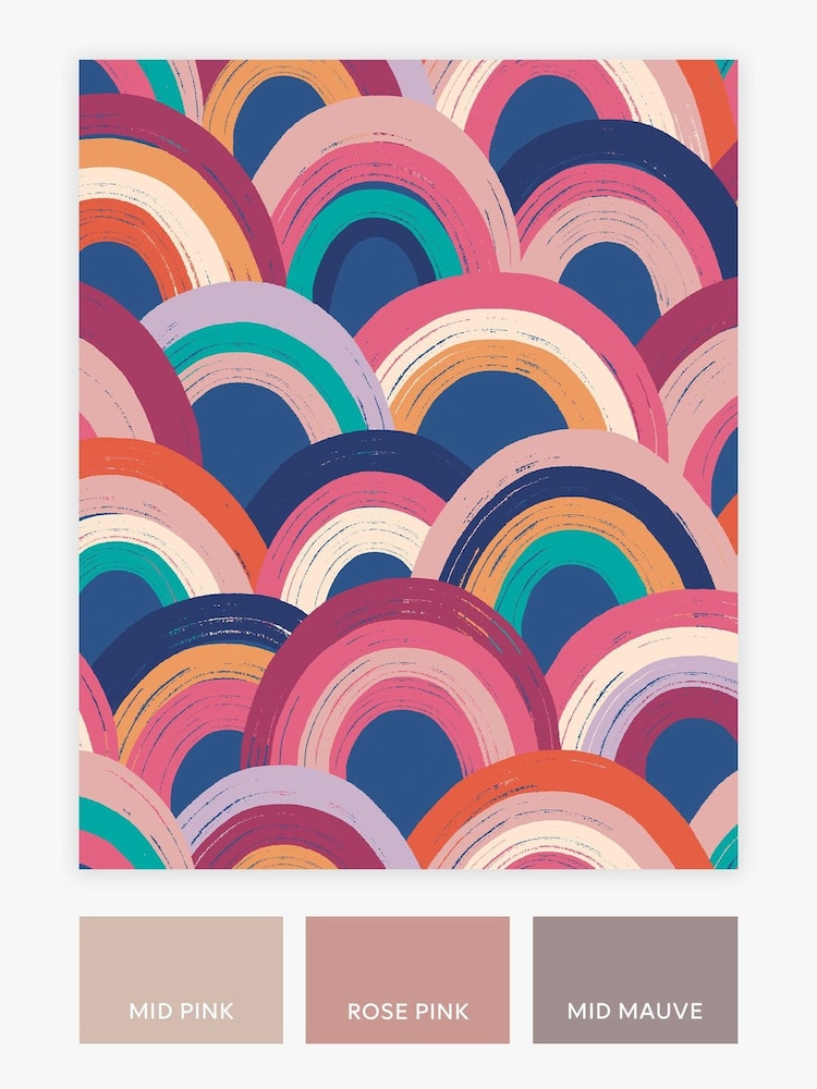 Brights Abstract Rainbow 10M Wallpaper - Image 4 of 5