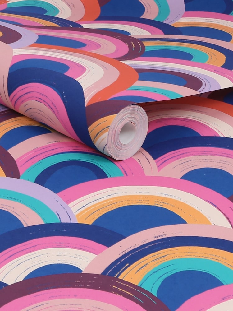 Papel pintado abstracto de arcoíris de 10 m - Imagen 5 de 5