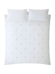 Historic Royal Palaces Rose Pink Victoria Sprigs Embroidery 200 Thread Count Duvet Cover and Pillowcase Set - Image 5 of 7