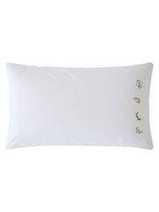 Historic Royal Palaces Rose Pink Victoria Sprigs Embroidery 200 Thread Count Duvet Cover and Pillowcase Set - Image 7 of 7