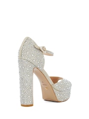 Dune London Metallic Myans Smart Sandals - Image 3 of 5