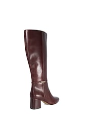 Dune London Brown Wide Fit Sanna Knee High Boots - Image 3 of 5