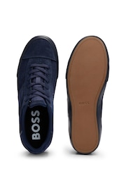 BOSS Blue Aiden Tenn Trainers - Image 4 of 4