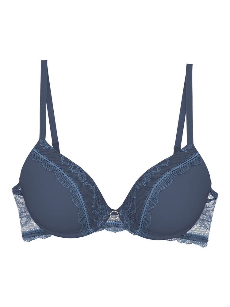 Triumph Blue Plunge Comfort Allure Wired Bra - Image 5 of 5 Triumph Blue Plunge Comfort Allure Wired Bra - Image 5 of 5