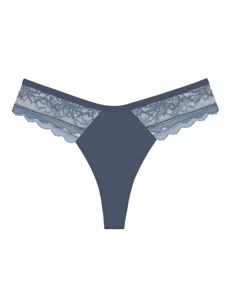 Triumph Blue Thong Comfort Allure Knickers - Image 5 of 5 Triumph Blue Thong Comfort Allure Knickers - Image 5 of 5
