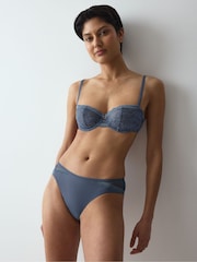 Triumph Blue Brazilian Comfort Allure Knickers - Image 2 of 5
