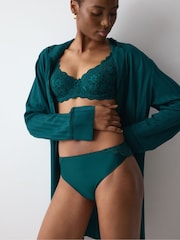 Triumph Green High Leg Amourette Knickers - Image 2 of 5