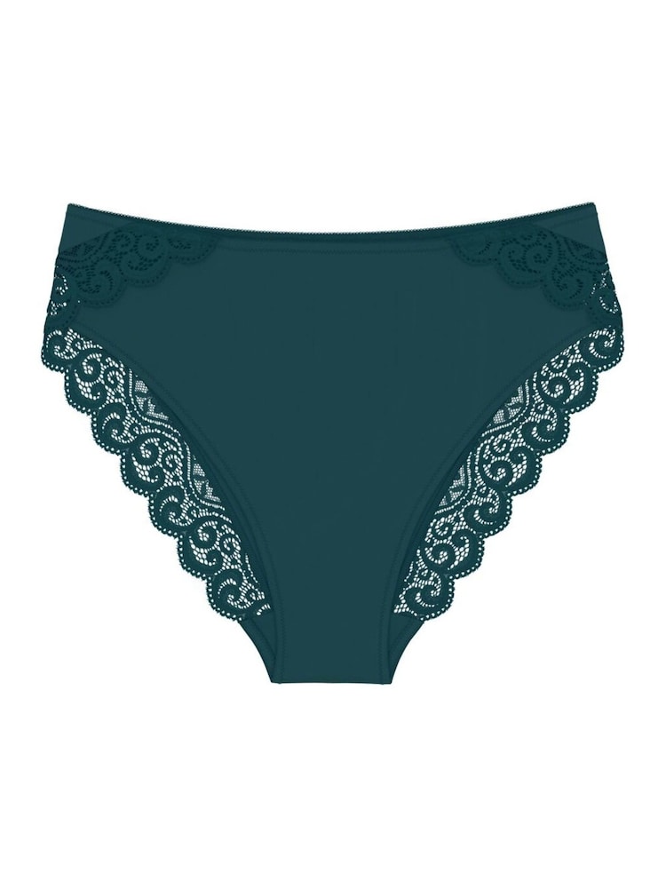 Triumph Green High Leg Amourette Knickers - Image 5 of 5 Triumph Green High Leg Amourette Knickers - Image 5 of 5