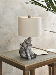 Silver Elephant Table Lamp - Image 1 of 6