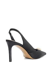 Dune London Black Camara Court Shoes - Image 3 of 5