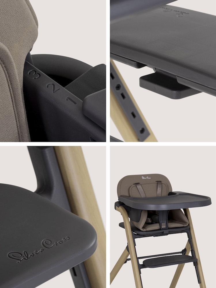 Silver Cross Biscuit Nest & Nurture Highchair - Image 2 of 4 Silver Cross Biscuit Nest & Nurture Highchair - Image 2 of 4