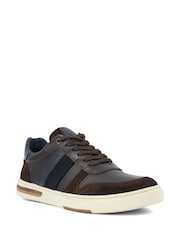Dune London Brown Terence Trainers - Image 2 of 5