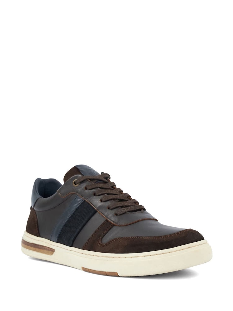 Dune London Brown Terence Trainers - Image 2 of 5 Dune London Brown Terence Trainers - Image 2 of 5