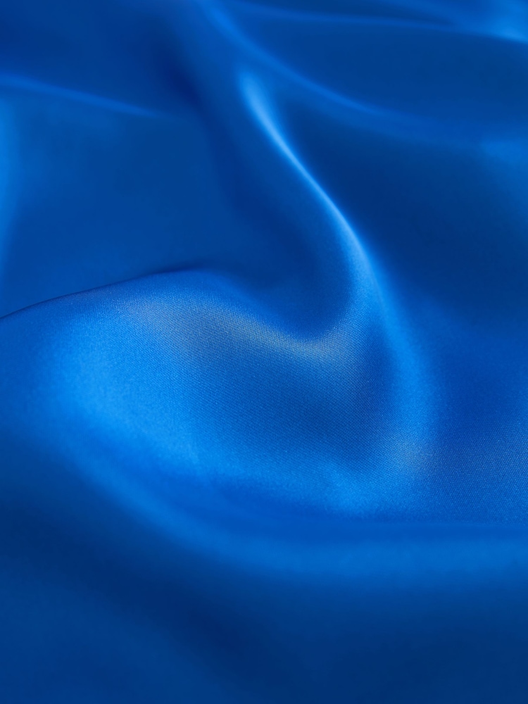 Blue Satin Racer Dress - Image 6 of 6