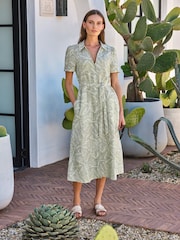 Pure Collection Robe chemise en lin - Image 2 de 3