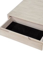 Pacific White Sand Acacia Wood 2 Drawer Coffee Table - Image 7 of 7