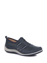 Pavers Navy Womens Casual Leather Shoes - Image 3 of 5