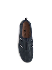 Pavers Navy Womens Casual Leather Shoes - Image 4 of 5