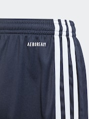 adidas Navy Sportswear Junior Train Essentials AEROREADY 3-Stripes Regular-Fit Shorts - Image 3 of 5