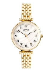 Limit Ladies Gold Tone Classic Mother-of-Pearl Watch - Image 1 of 5