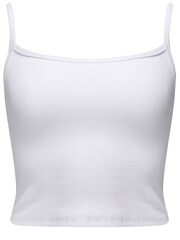 Pour Moi White Off Duty Rib Jersey Support Cami - Image 2 of 3