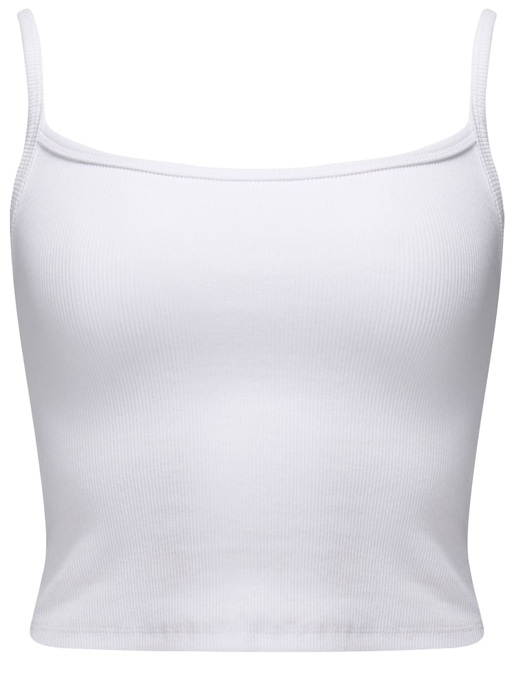 Pour Moi White Off Duty Rib Jersey Support Cami - Image 2 of 3