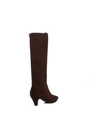 Қоңыр - Dune London Wide Fit Sera Knee High Boots - 5суретінің 3 суреті