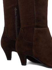 Қоңыр - Dune London Wide Fit Sera Knee High Boots - 5суретінің 5 суреті