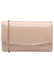 Ravel Cream Clutch Bag with Chain - Image 1 of 4