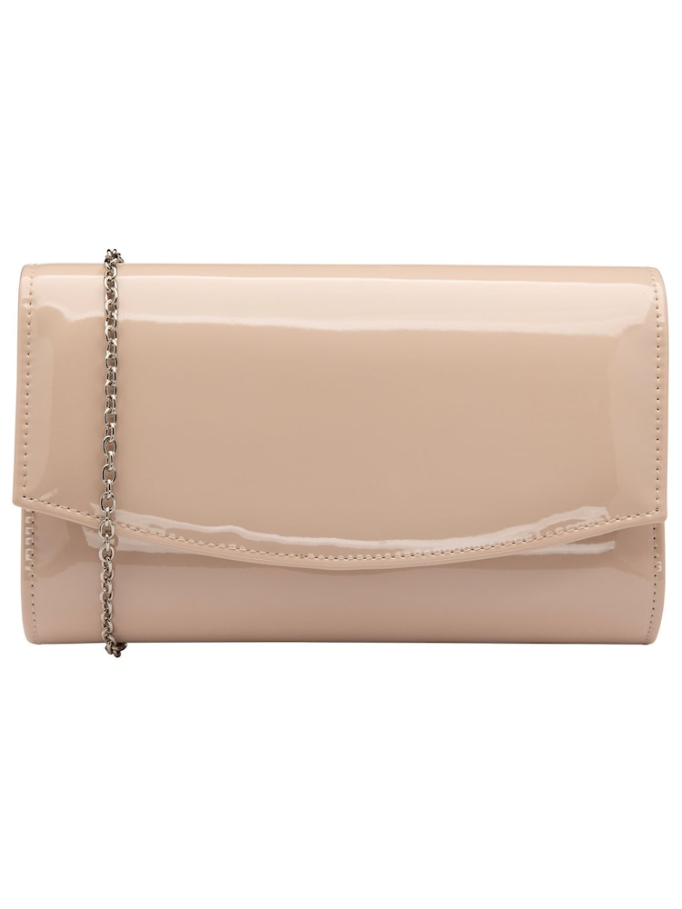 Ravel Cream Clutch Bag with Chain - Image 1 of 4