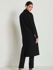 Black Revere Collar Coat - Image 3 of 7