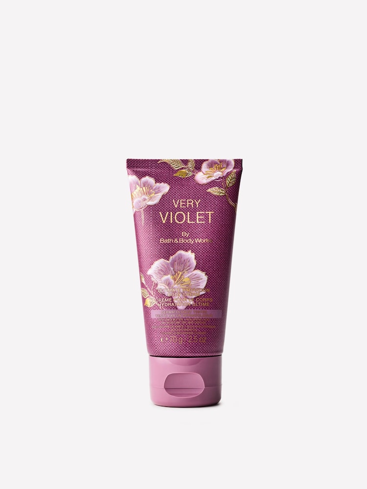 Bath & Body Works Very Violet Travel Size Ultimate Hydration Body Cream 70g - Image 1 of 1 Bath & Body Works Very Violet Travel Size Ultimate Hydration Body Cream 70g - Image 1 of 1