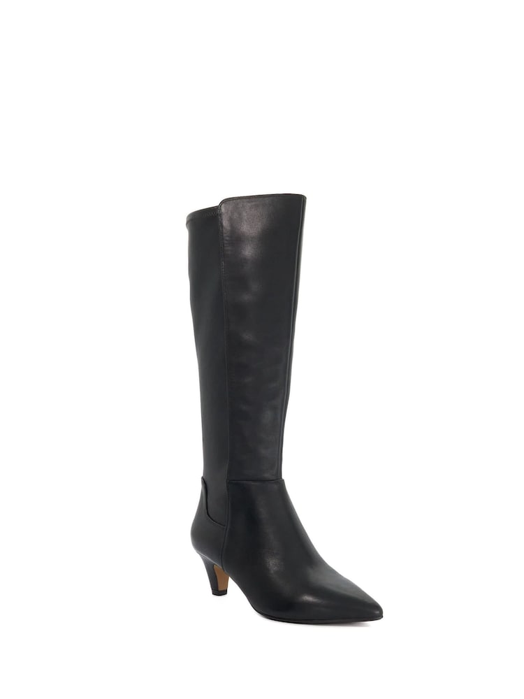 Қара - Dune London Wide Fit Sera Knee High Boots - 5суретінің 2 суреті Қара - Dune London Wide Fit Sera Knee High Boots - 5суретінің 2 суреті