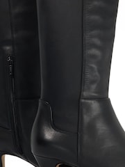 Қара - Dune London Wide Fit Sera Knee High Boots - 5суретінің 5 суреті