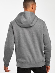 Mörk Grå - Nike Club Tröja Hoodie - Bild 2 av 4