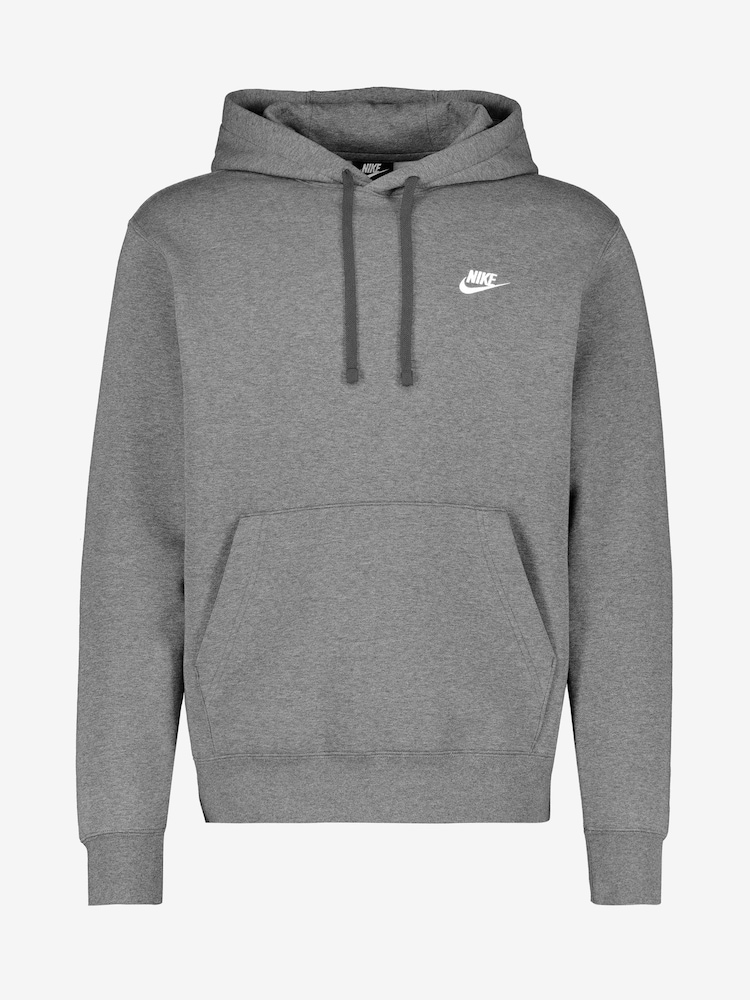 Mörk Grå - Nike Club Tröja Hoodie - Bild 4 av 4