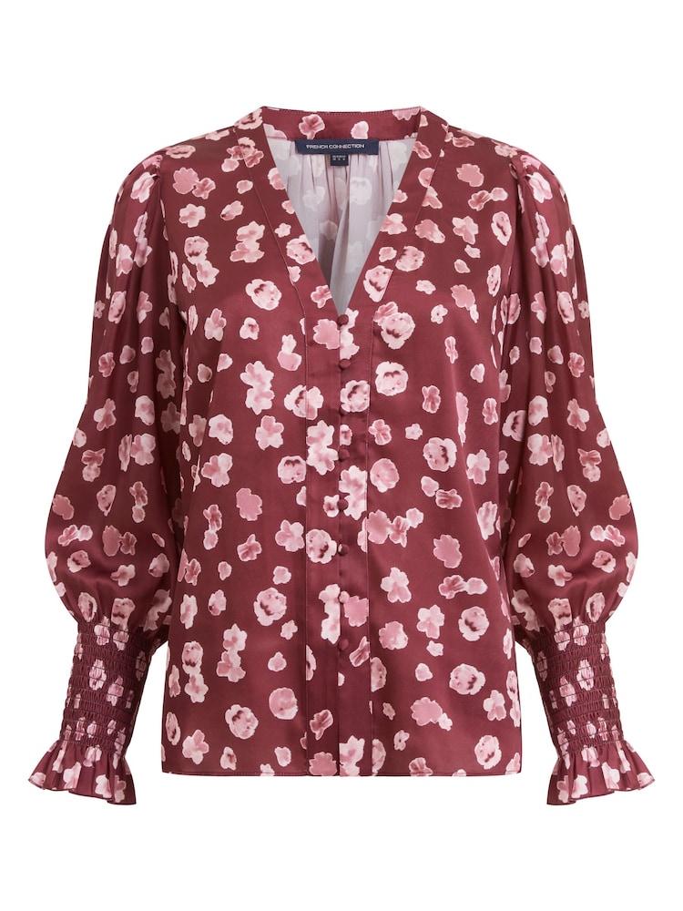 French Connection Satin Long Sleeve Blouses - Image 4 of 4