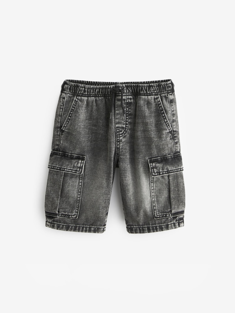 Grijs - Denim cargoshort (3-16 jr) - Image 5 of 7