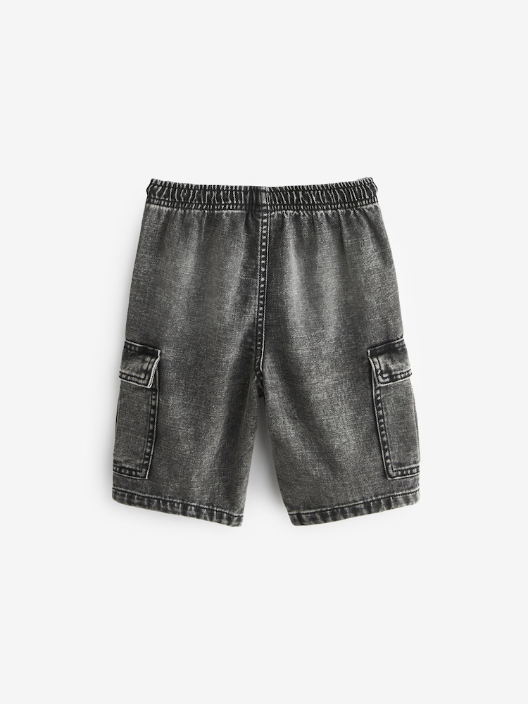 Grijs - Denim cargoshort (3-16 jr) - Image 6 of 7