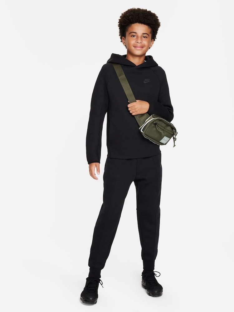 Nike Black Tech Fleece Overhead Hoodie - Image 1 of 6